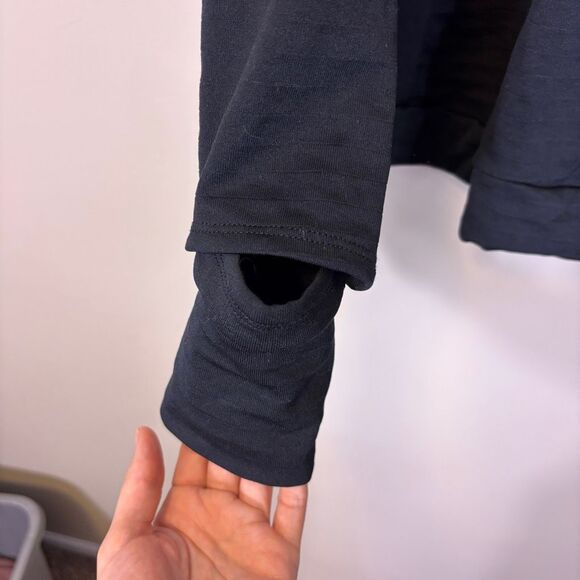 Nike Running Therma Fit Black Turtleneck Pullover Long Sleeve Women's XL - Picture 5 of 10